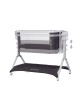 Chipolino Co-Sleeper Electric Electra Charcoal