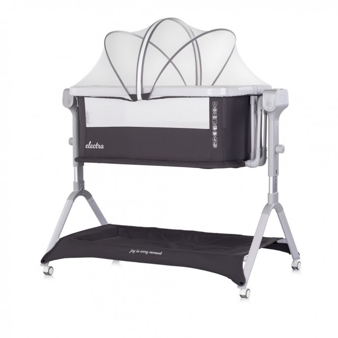 Chipolino Co-Sleeper Electric Electra Charcoal