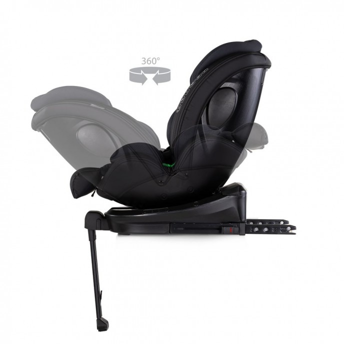 Chipolino Carseat I-Size ISOfix 360 Hypnotic Plus Charcoal (40-150cm) Chipolino Carseat I-Size ISOfix 360 Hypnotic Plus Charcoal (40-150cm)