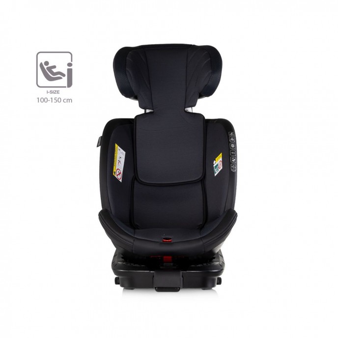 Chipolino Carseat I-Size ISOfix 360 Hypnotic Plus Charcoal (40-150cm) Chipolino Carseat I-Size ISOfix 360 Hypnotic Plus Charcoal (40-150cm)