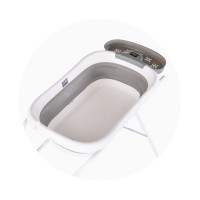 Chipolino Foldable Bath with Stand Slim Grey