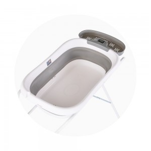 Chipolino Foldable Bath with Stand Slim Grey