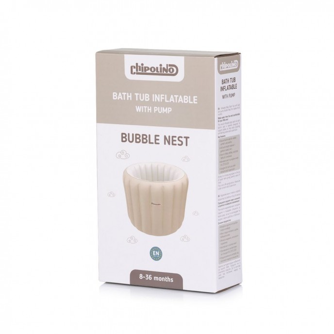 Chipolino Bath Inflatable with Pump Bubble Nest Latte Chipolino Bath Inflatable with Pump Bubble Nest Latte