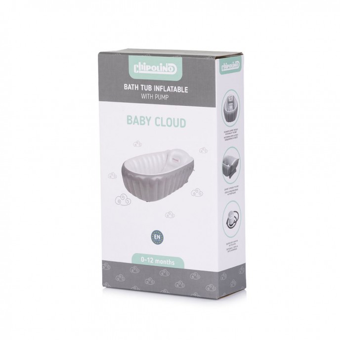 Chipolino Bath Inflatable with Pump Baby Cloud Latte Chipolino Bath Inflatable with Pump Baby Cloud Latte