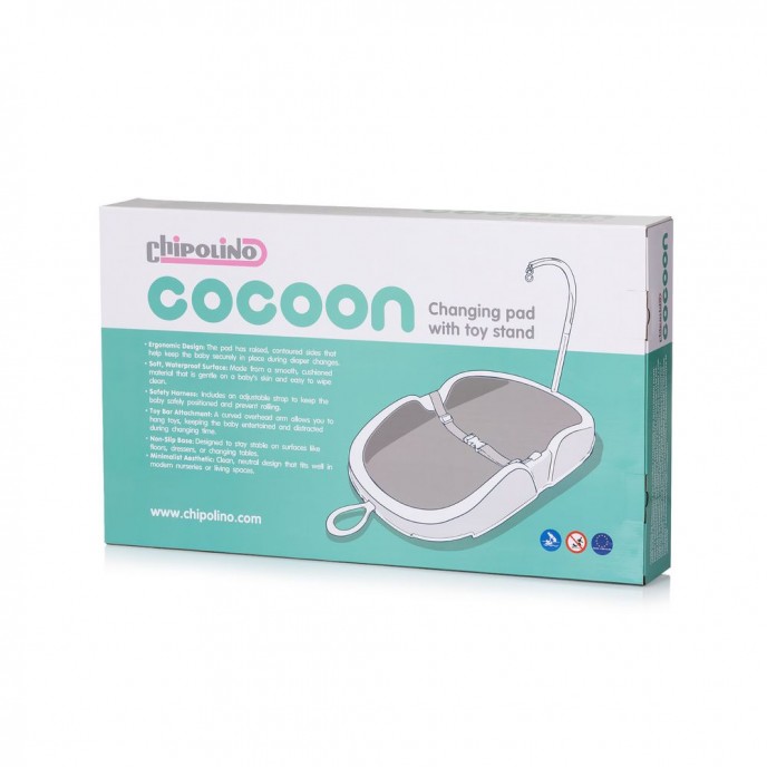 Chipolino Changing Pad with Toy Stand Cocoon Platinum