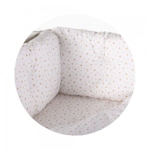 Chipolino Bedding Set 9pc Beige Stars 70x140cm Chipolino Bedding Set 9pc Beige Stars 70x140cm