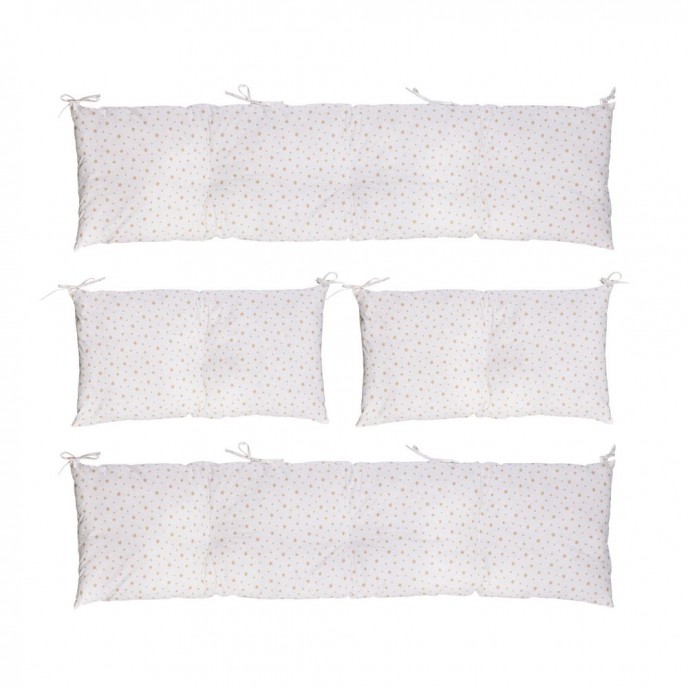 Chipolino Bedding Set 9pc Beige Stars 70x140cm
