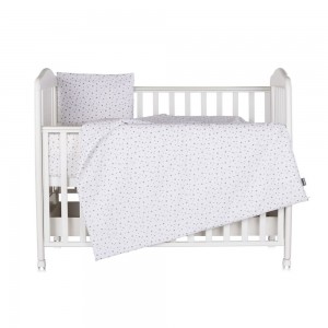 Chipolino Bedding Set 5pc Grey Stars