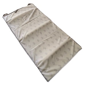 Chipolino Travel Cot Mattress Base Grey Clouds Chipolino Travel Cot Mattress Base Grey Clouds