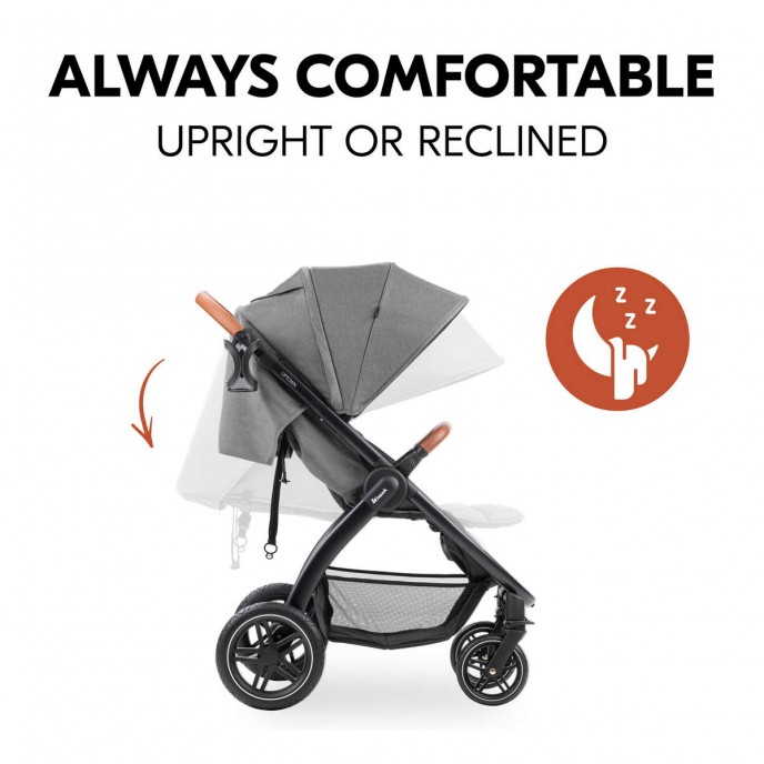 Hauck Stroller Uptown Melange Grey