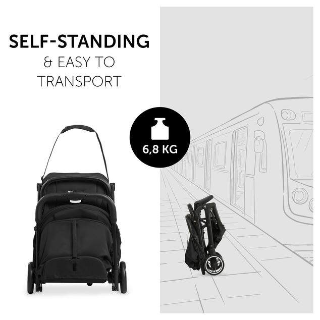 Hauck Stroller Travel n Care Black Hauck Stroller Travel n Care Black