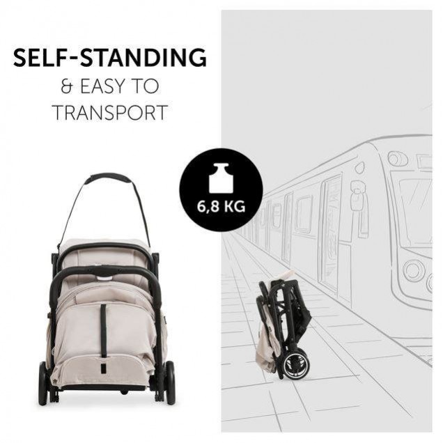 Hauck Stroller Travel n Care Beige Hauck Stroller Travel n Care Beige