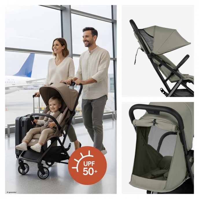 Hauck Stroller Fly n Care Sage Hauck Stroller Fly n Care Sage