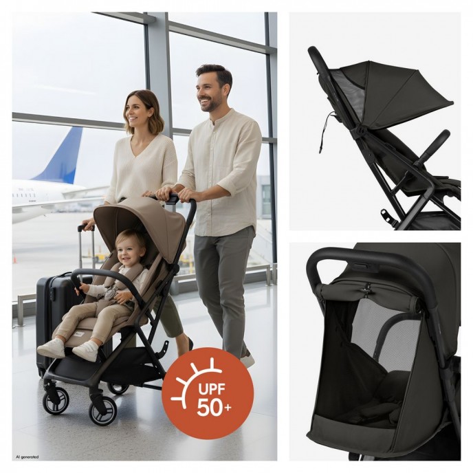 Hauck Stroller Fly n Care Black