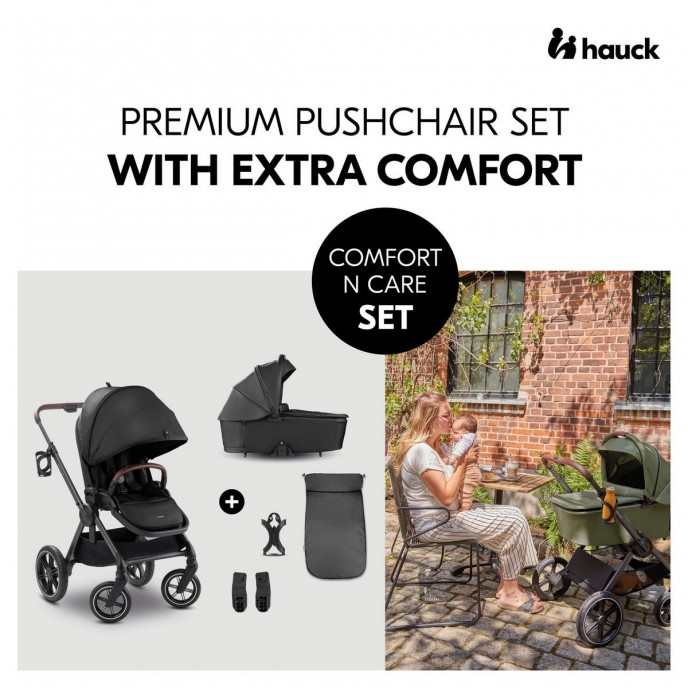 Hauck Travel System Comfort n Care Set Black
