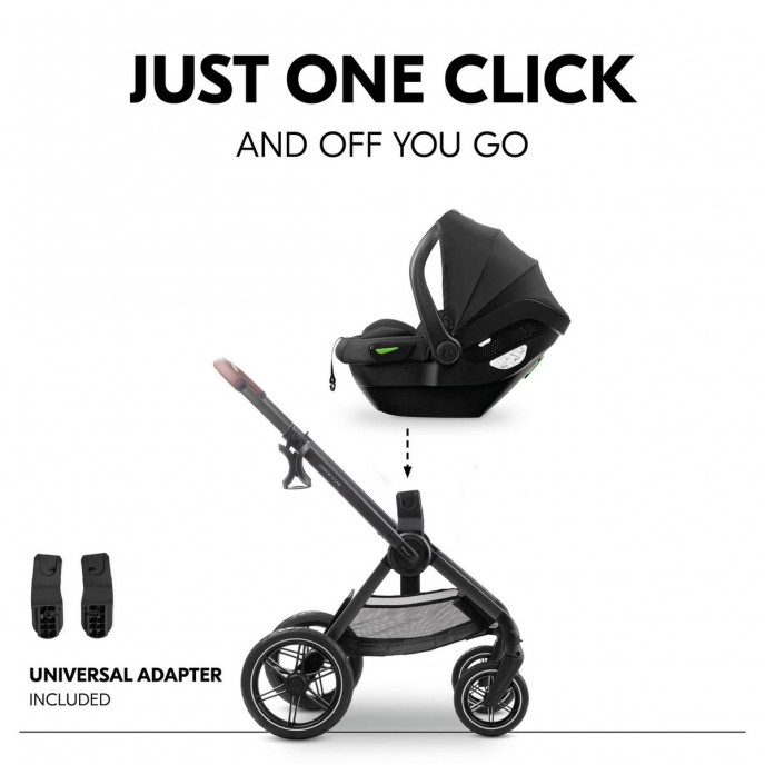 Hauck Travel System Comfort n Care Set Black