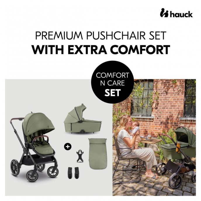Hauck Travel System Comfort n Care Set Olive