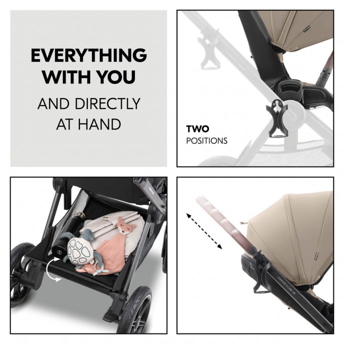 Hauck Travel System Comfort n Care Air Set Mocha