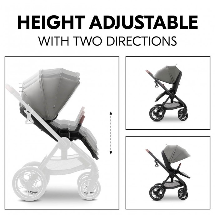 Hauck Travel System Comfort n Care Air Set Dark Grey