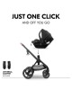 Hauck Travel System Comfort n Care Air Set Dark Grey