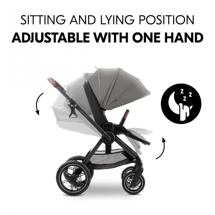 Hauck Travel System Comfort n Care Air Set Dark Grey