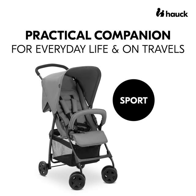 Hauck Stroller Sport Grey Hauck Stroller Sport Grey