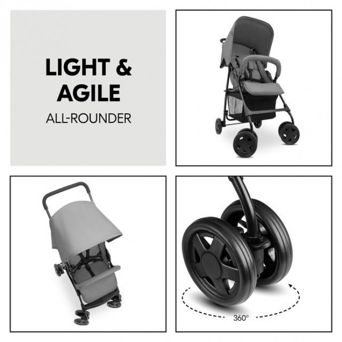 Hauck Stroller Sport Grey Hauck Stroller Sport Grey