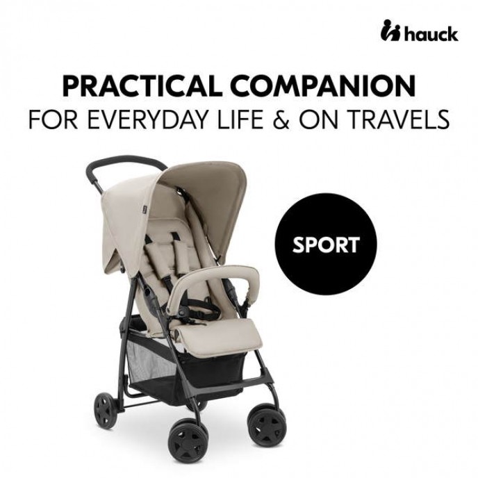 Hauck Stroller Sport Beige Hauck Stroller Sport Beige