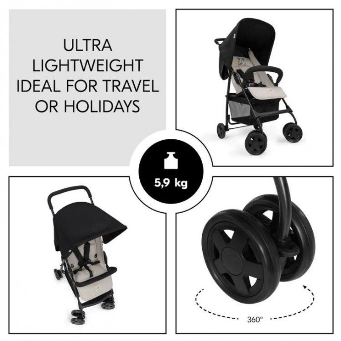 Hauck Stroller Sport Mickey & Minnie Black Hauck Stroller Sport Mickey & Minnie Black