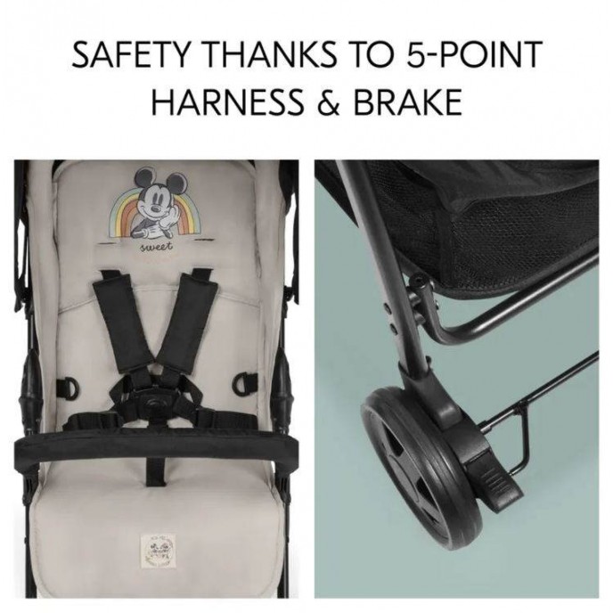 Hauck Stroller Sport Mickey & Minnie Black Hauck Stroller Sport Mickey & Minnie Black