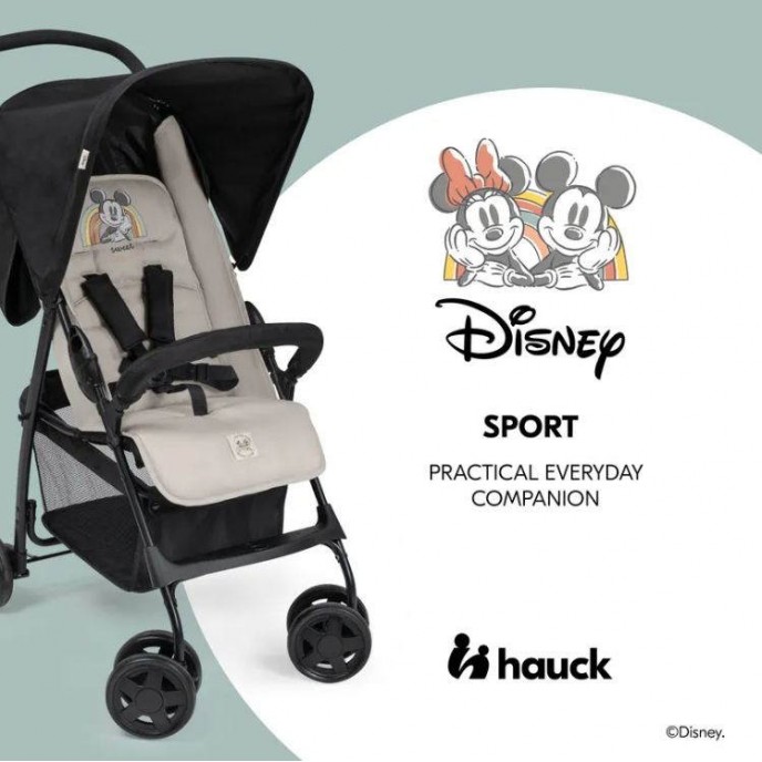 Hauck Stroller Sport Mickey & Minnie Black Hauck Stroller Sport Mickey & Minnie Black