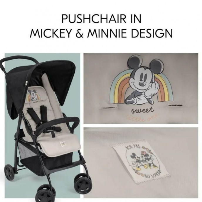 Hauck Stroller Sport Mickey & Minnie Black Hauck Stroller Sport Mickey & Minnie Black