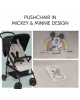 Hauck Stroller Sport Mickey & Minnie Black Hauck Stroller Sport Mickey & Minnie Black