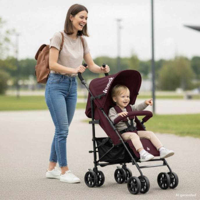 Hauck Stroller Fold n Care Blackberry