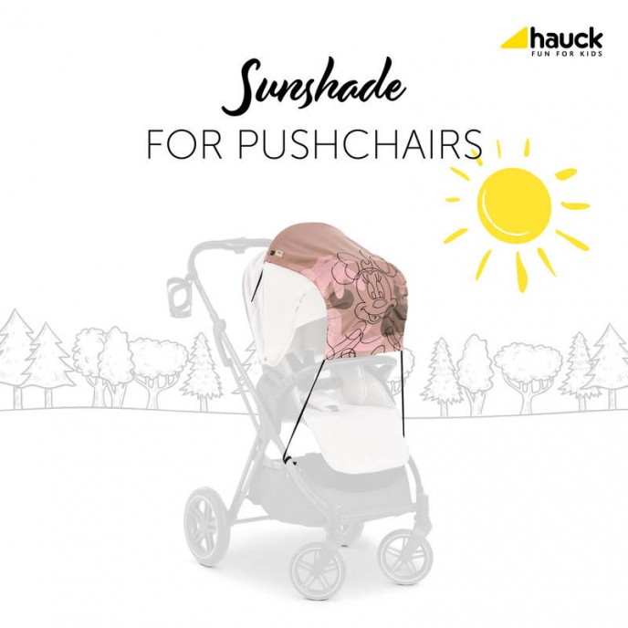 Hauck Stroller Sunshade Minnie Rose