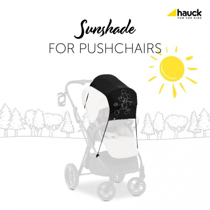 Hauck Stroller Sunshade Mickey Black