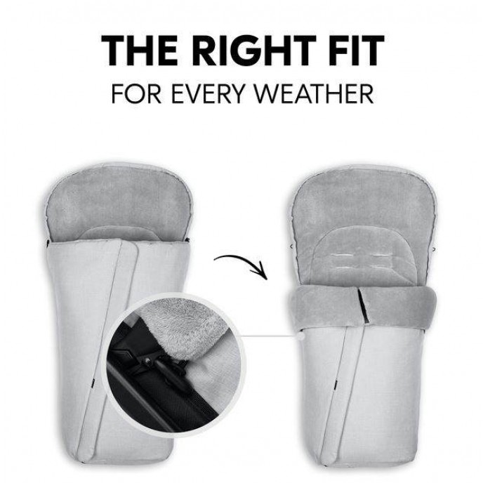 Hauck Footmuff Winter Grey Hauck Footmuff Winter Grey