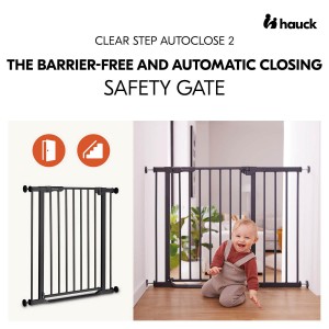 Hauck Gate Clear Step Autoclose 2 Black Hauck Gate Clear Step Autoclose 2 Black