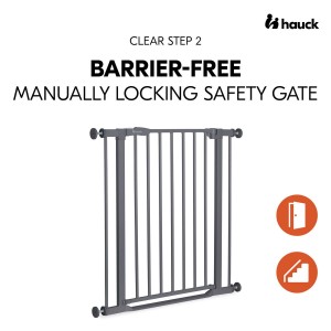 Hauck Gate Clear Step 2 Dark Grey Hauck Gate Clear Step 2 Dark Grey
