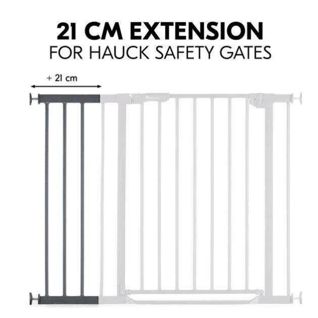 Hauck Gate Extension 21cm Dark Grey Hauck Gate Extension 21cm Dark Grey