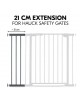 Hauck Gate Clear Step Extension 21cm Dark Grey