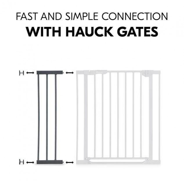 Hauck Gate Extension 21cm Dark Grey Hauck Gate Extension 21cm Dark Grey