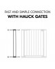 Hauck Gate Clear Step Extension 9cm Dark Grey