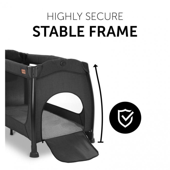 Hauck Play n Relax Centre Melange Black Hauck Play n Relax Centre Melange Black