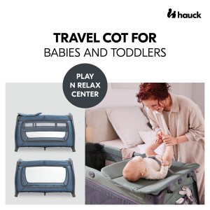 Hauck Travel Cot Play n Relax Centre Dark Blue Hauck Travel Cot Play n Relax Centre Dark Blue