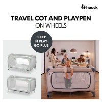 Hauck Travel Cot Sleep n Play Go Plus Dusty Mint