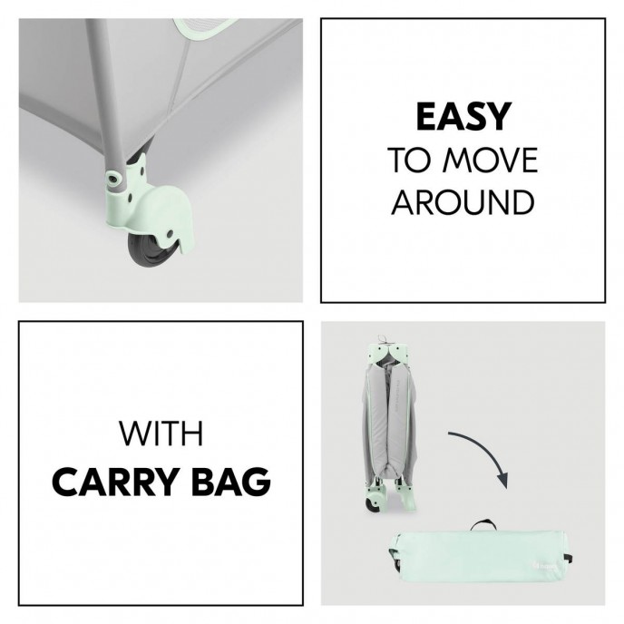Hauck Travel Cot Sleep n Play Go Plus Dusty Mint Hauck Travel Cot Sleep n Play Go Plus Dusty Mint
