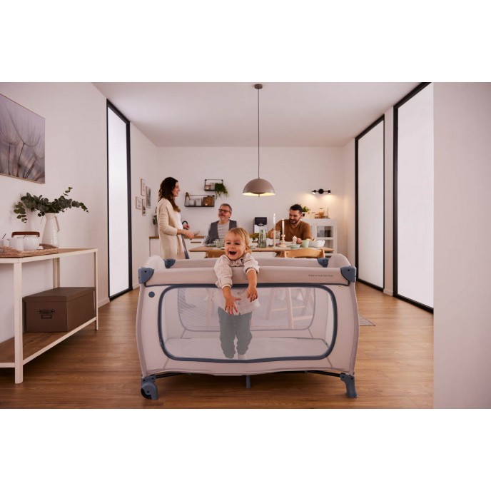 Hauck Travel Cot Sleep n Play Go Plus Dusty Blue Hauck Travel Cot Sleep n Play Go Plus Dusty Blue
