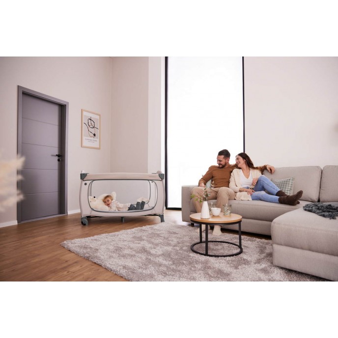 Hauck Travel Cot Sleep n Easyfold Dark Grey Hauck Travel Cot Sleep n Easyfold Dark Grey