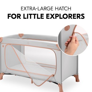 Hauck Travel Cot Dream n Play Plus Dusty Cork Hauck Travel Cot Dream n Play Plus Dusty Cork
